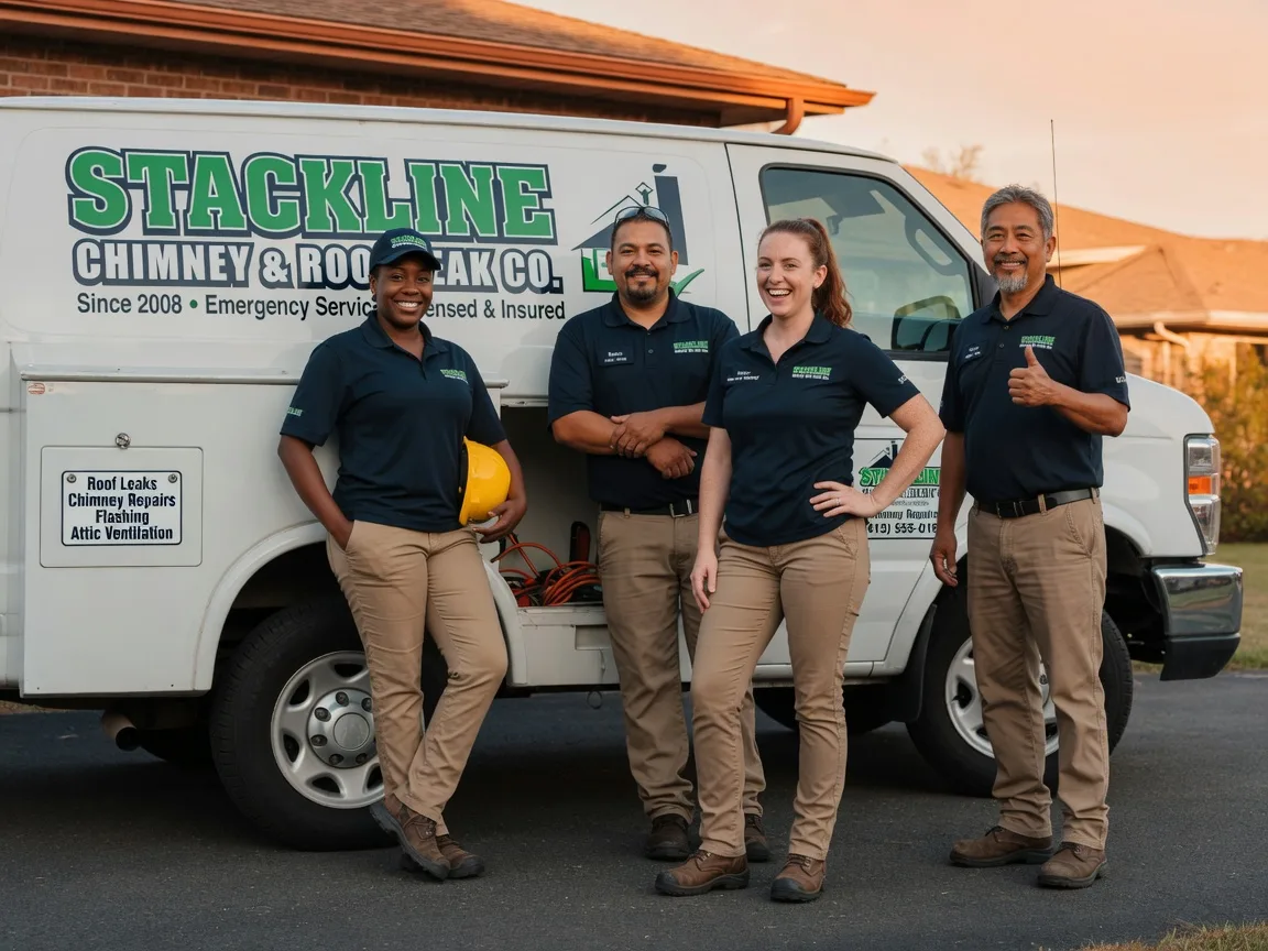 Chimney flashing repair company in Sealy, TX